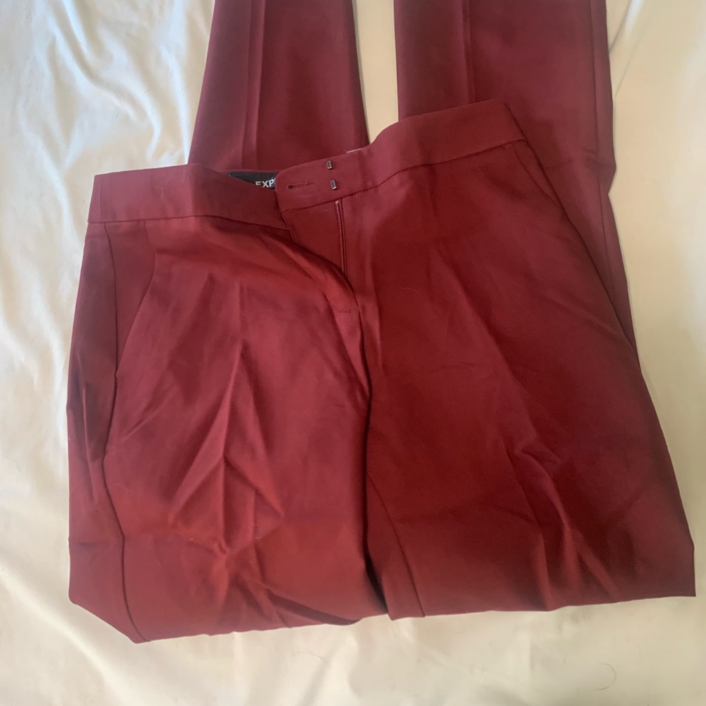 Express Red Columnist Pants